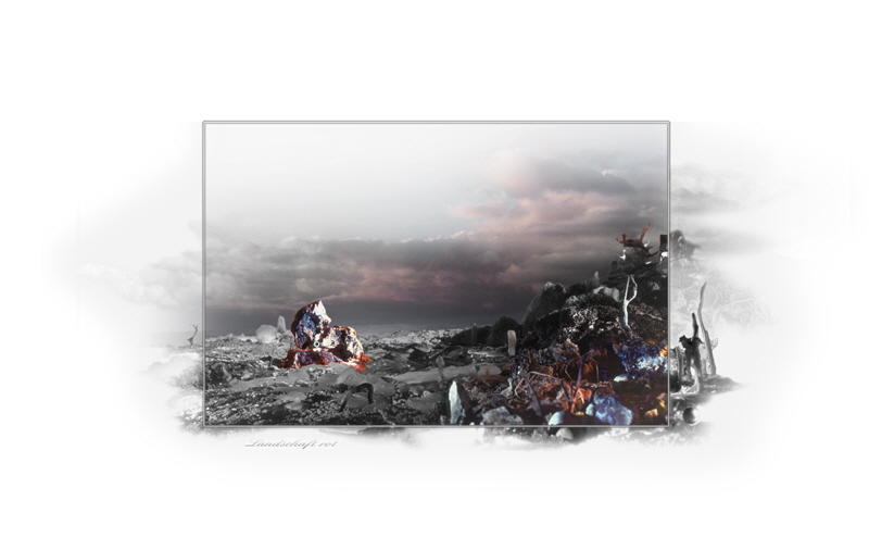Landschaft rot G